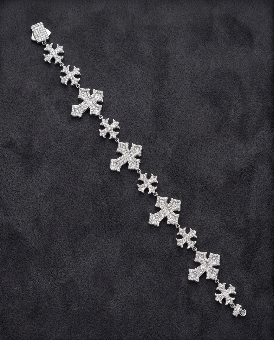 VVS Cross Bracelet
