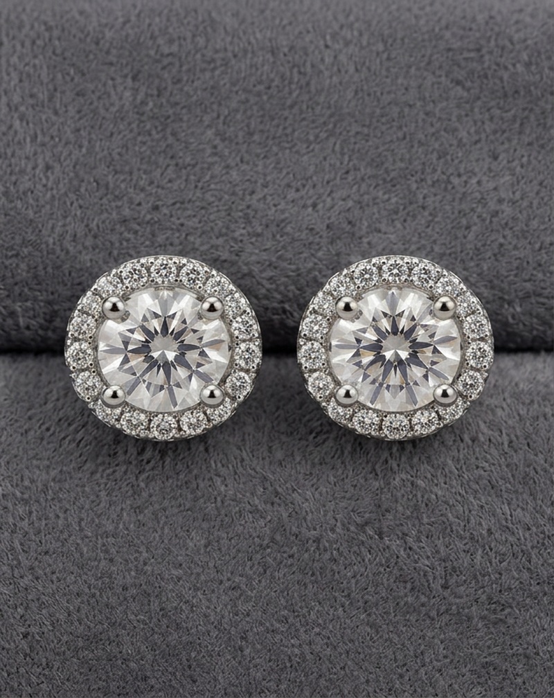 Halo Studs 1ct